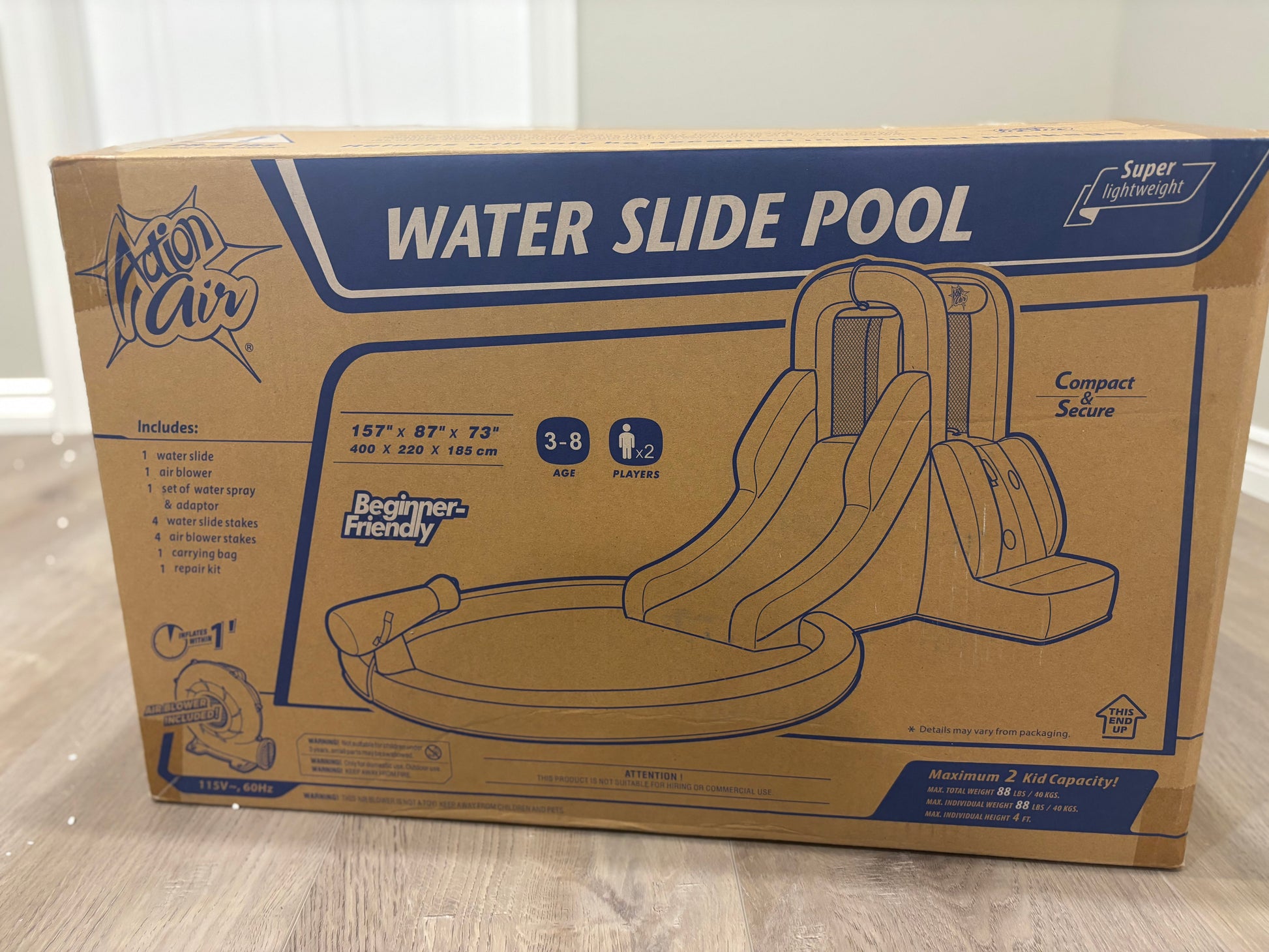 ACTION AIR Inflatable Waterslide